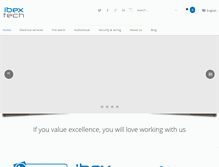 Tablet Screenshot of ibextechcorp.com